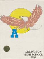 Arlington High School 1990 yearbook cover photo