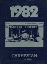 Western Reserve High School 1982 yearbook cover photo