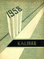 Dekalb High School 1958 yearbook cover photo