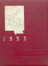 Moulton-Udel Community High School 1953 yearbook cover photo