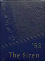 Ft. Edward High School 1953 yearbook cover photo