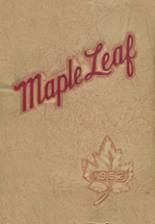 Maple Heights High School 1952 yearbook cover photo