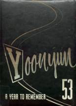 1953 Union High School Yearbook from Roosevelt, Utah cover image