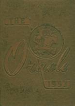 1953 Burris High School Yearbook from Muncie, Indiana cover image