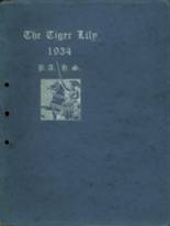 Port Allegany High School 1934 yearbook cover photo