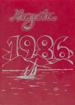 Camden-Rockport High School 1986 yearbook cover photo