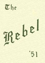 R. E. Lee Institute 1951 yearbook cover photo