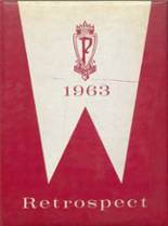 Princeton High School 1963 yearbook cover photo