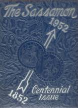 Natick High School 1952 yearbook cover photo