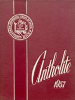 St. Anthony's High School 1957 yearbook cover photo
