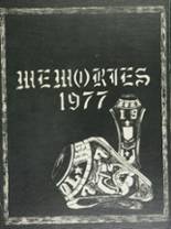 Burke High School 1977 yearbook cover photo