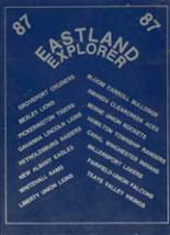 Eastland Career Center 1987 yearbook cover photo