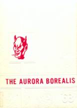 Aurora High School 1963 yearbook cover photo