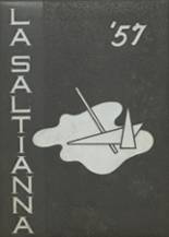 Saltsburg High School 1957 yearbook cover photo