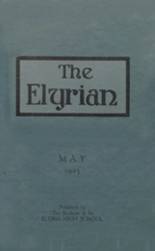 Elyria High School 1923 yearbook cover photo