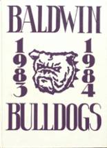 Baldwin High School 1984 yearbook cover photo