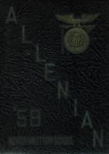 1958 Allen Academy Yearbook from Bryan, Texas cover image