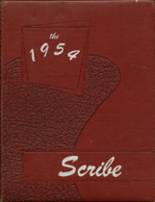 Marlette High School 1954 yearbook cover photo