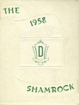 Dickinson High School 1958 yearbook cover photo
