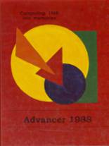 Advance High School 1988 yearbook cover photo