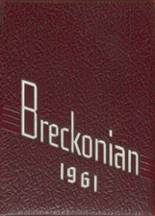 Breckenridge High School 1961 yearbook cover photo