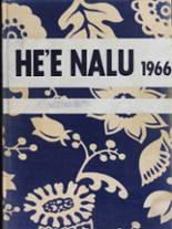 Kailua High School 1966 yearbook cover photo