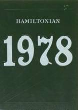 Hamilton High School 1978 yearbook cover photo