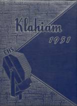 Ellensburg High School 1951 yearbook cover photo