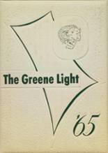 Greene Community High School 1965 yearbook cover photo