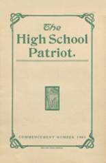 Seymour High School 1905 yearbook cover photo