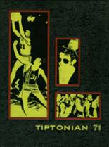 Tipton High School 1971 yearbook cover photo