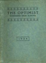 Townsend High School 1934 yearbook cover photo