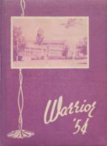 Anadarko High School 1954 yearbook cover photo