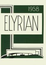 Elyria High School 1958 yearbook cover photo