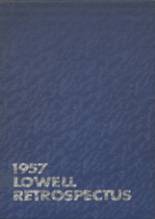 Lowell High School 1957 yearbook cover photo