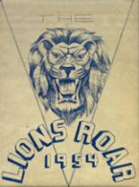 Lyons High School 1954 yearbook cover photo