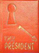 Washington High School 1962 yearbook cover photo