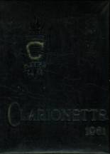 Clarion Area High School 1961 yearbook cover photo