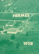 Hudson Falls High School 1958 yearbook cover photo