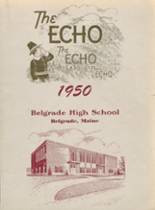 Belgrade High School 1950 yearbook cover photo