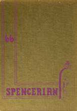 Spencer High School 1966 yearbook cover photo