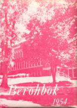 Mt. Horeb High School 1954 yearbook cover photo