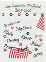 San Augustine High School 2008 yearbook cover photo