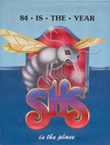 Savannah High School 1984 yearbook cover photo