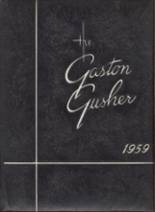 1959 Gaston High School Yearbook from Joinerville, Texas cover image