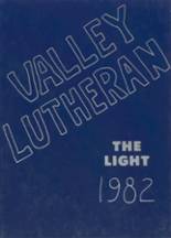 Valley Lutheran High School 1982 yearbook cover photo