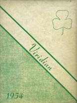 St. Patrick High School 1954 yearbook cover photo