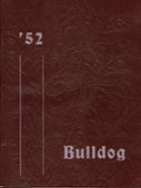 Burke High School 1952 yearbook cover photo