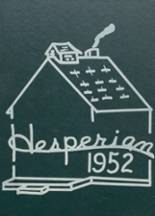 Hesperia High School 1952 yearbook cover photo