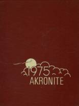 Akron High School 1975 yearbook cover photo